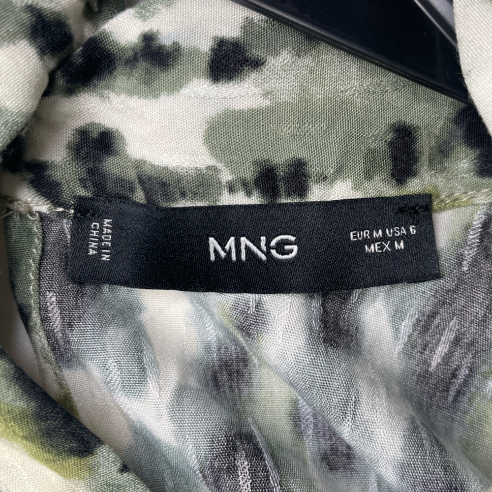 Mango PRINTED DRESS WITH RUFFLED DETAIL - Picture 4 of 5